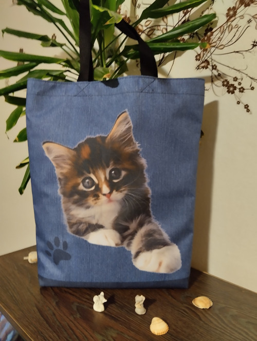 Kočička- nákupka nepromokavá