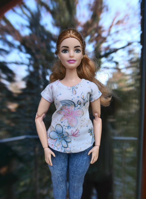 Barbie - baculka - tričko