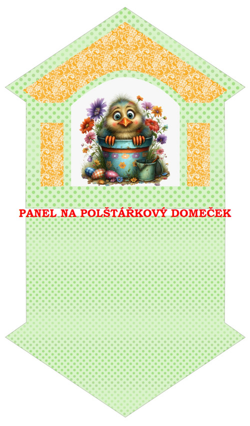 Bavlněný panel 50x85 cm