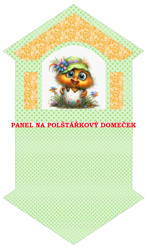 Bavlněný panel 50x85 cm
