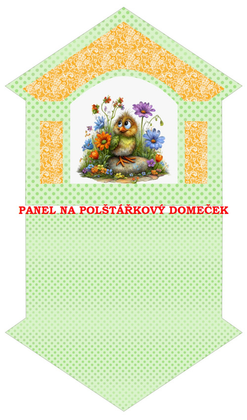 Bavlněný panel 50x85 cm