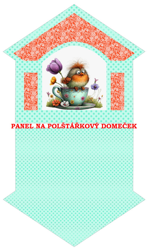 Bavlněný panel 50x85 cm