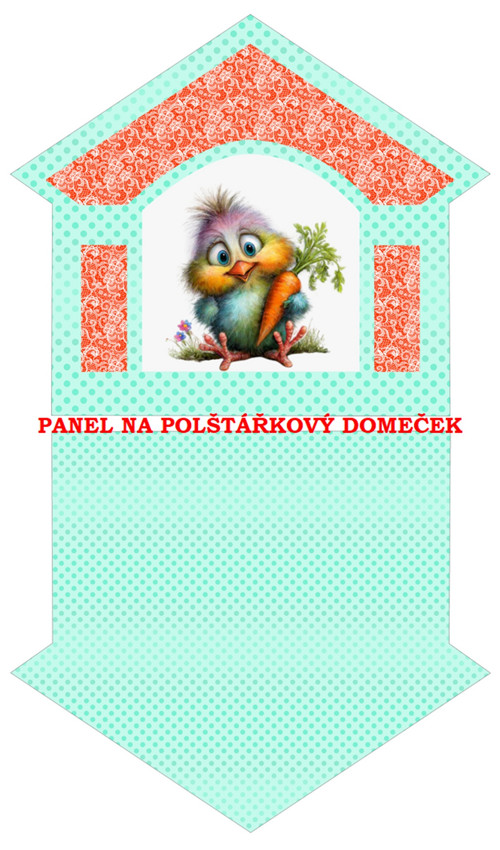 Bavlněný panel 50x85 cm