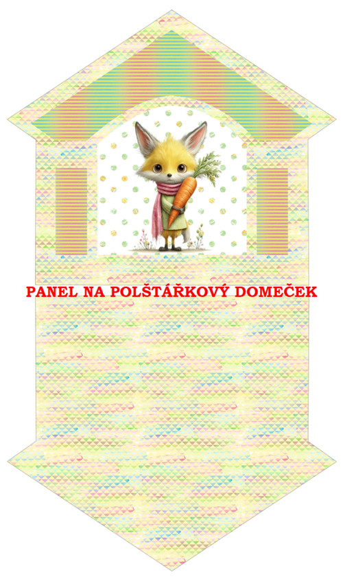 Bavlněný panel 50x85 cm
