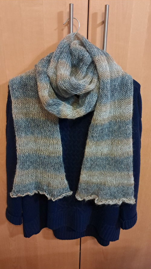 Šála maxi - mohér, kašmír, vlna, nylon