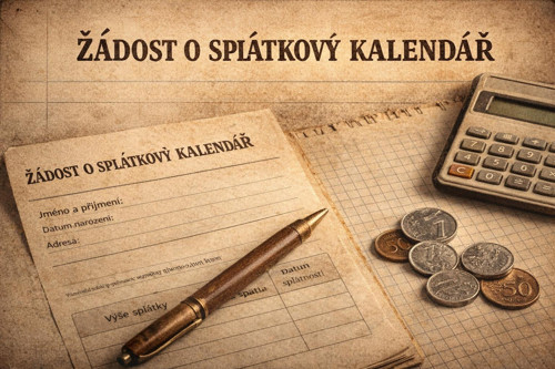 Žádost o splátkový kalendář — foto 1