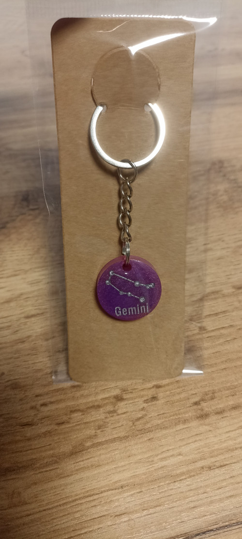 Klíčenka znamení zvěrokruhu Gemini (blíženci)