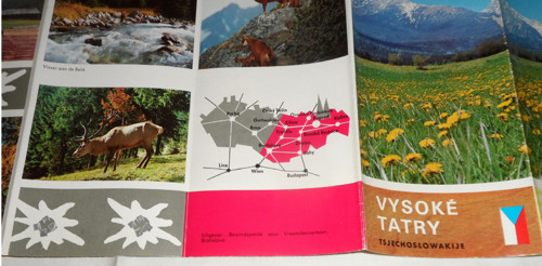 Skládací turistická BROŽURA • Vysoké Tatry