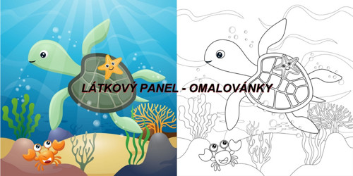 Bavlněný panel 15x30 cm - skladem — foto 1