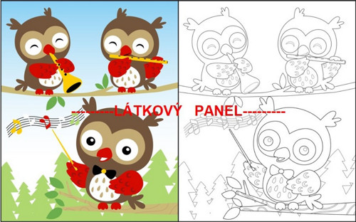 Bavlněný panel 18x30 cm - skladem