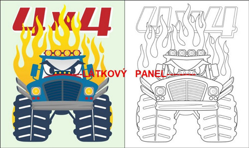 Bavlněný panel 18x30 cm - skladem — foto 1
