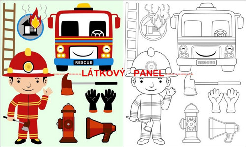 Bavlněný panel 18x30 cm - skladem — foto 1