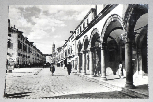 ČB POHLEDNICE • Dubrovník, Stradun, 1965