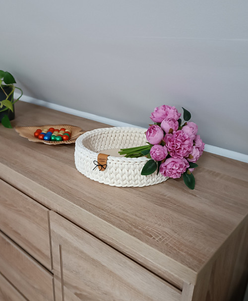 Háčkovaný podnos — foto 1