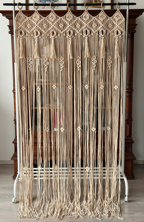 Macrame záclona — foto 1
