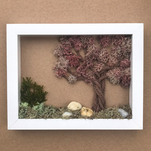 Andělský mechový obraz - Sakura