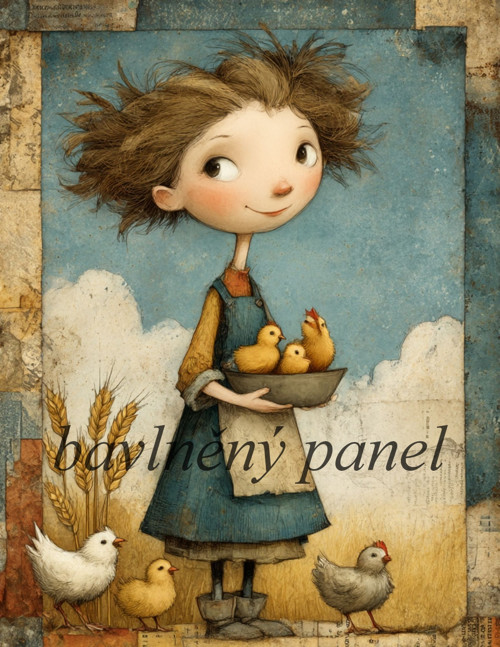Bavlněný panel DM 636