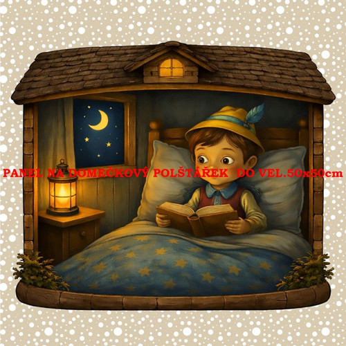 Bavlněný panel 10x10 cm