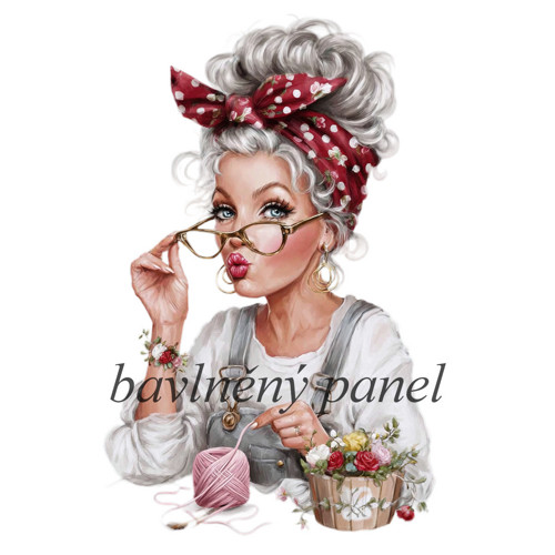 Bavlněný panel BABI 306