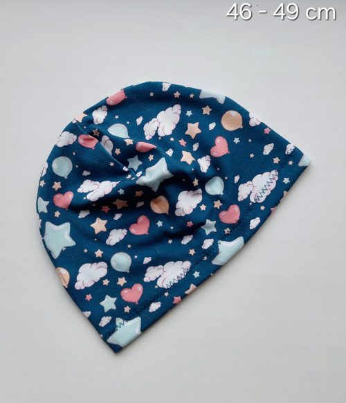 Barevná čepička 46 - 49 cm — foto 1