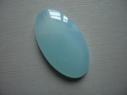 Kabošon - chalcedon aqua 35 mm, č.6f