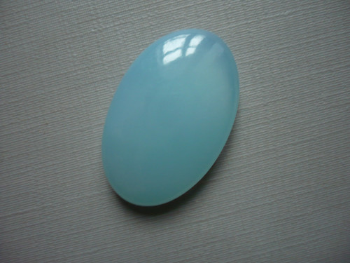 Kabošon - chalcedon aqua 30 mm, č.14f — foto 1