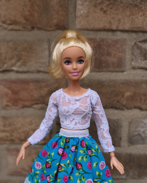 Barbie - krajkové tričko — foto 1