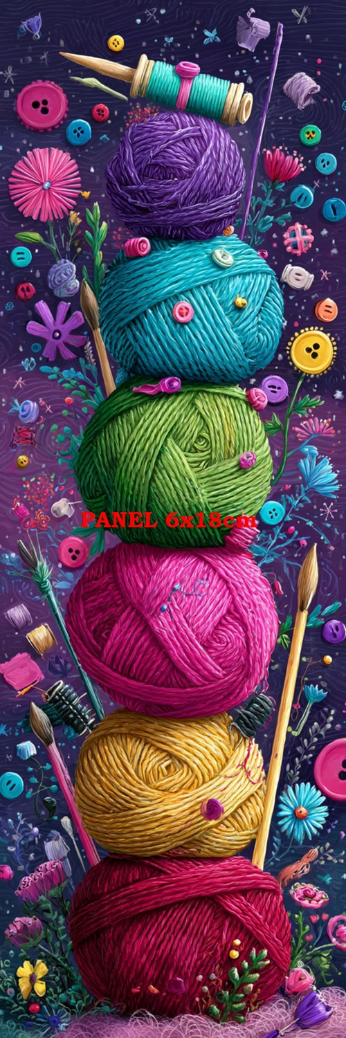 Bavlněný panel 6x18 cm - skladem — foto 1