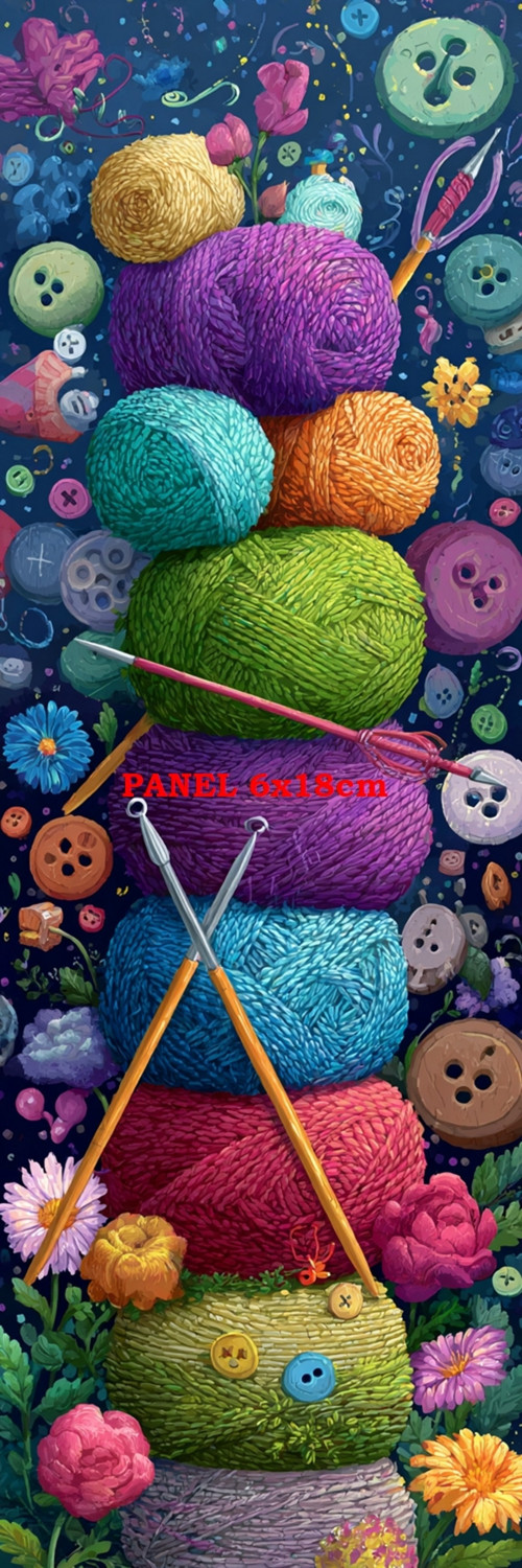 Bavlněný panel 6x18 cm - skladem — foto 1