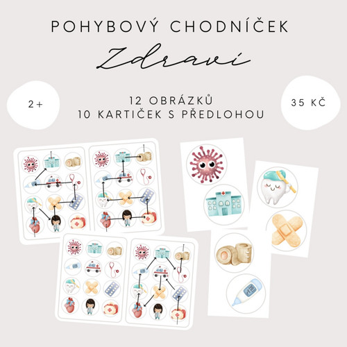 Pohybový chodníček - zdraví (PDF - tisk)
