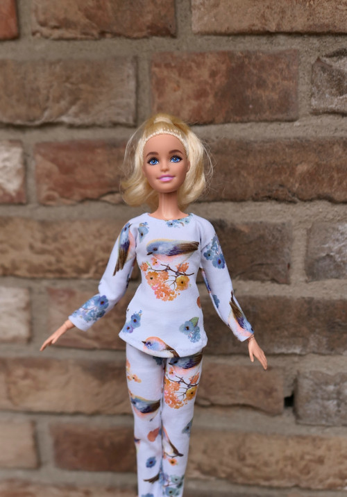 Barbie - pyžamko s ptáčky