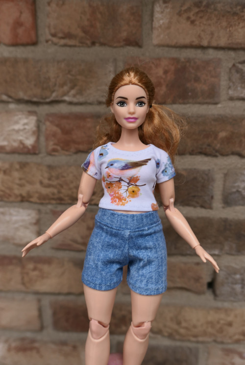 Barbie - baculka - šortky — foto 1