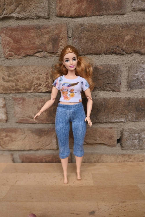 Barbie baculka - capri legíny