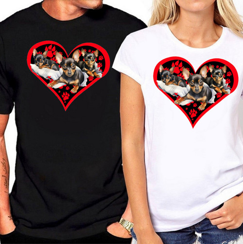 PRAŽSKÝ KRYSAŘÍK TRIČKO UNISEX "Valentýn"