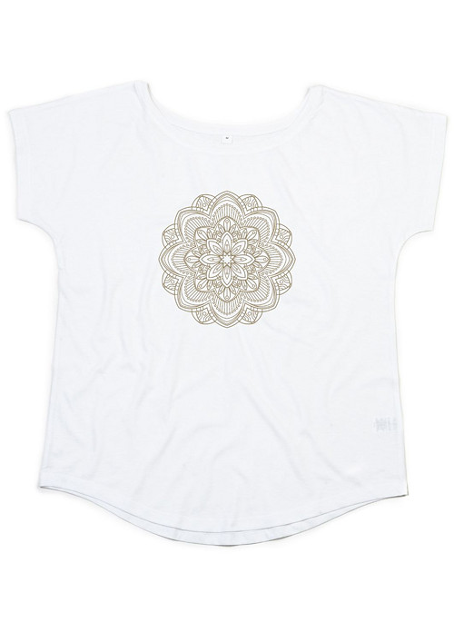 Bio dámské tričko "Meditation mandala"