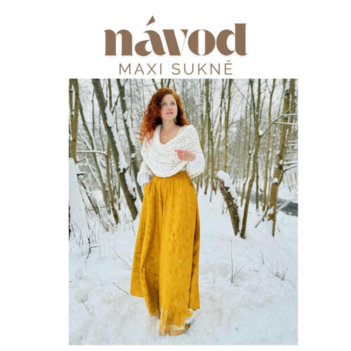 MAXI sukně s kapsami– návod PDF