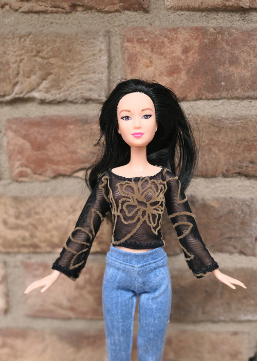 Barbie - krajkové tričko