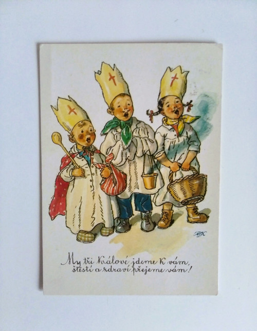 Pohlednice M. Fischerová-Kvěchová