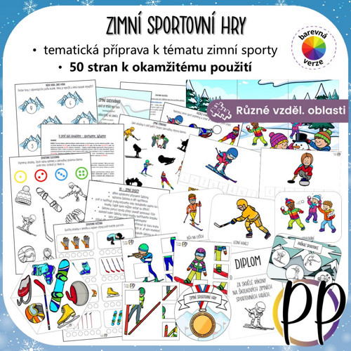 Zimní sportovní hry - tematická příprava (PDF)