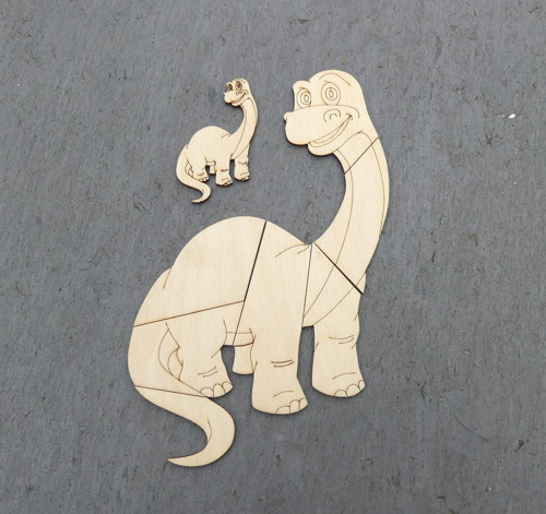 Dinosaurus - skládačka s magnety