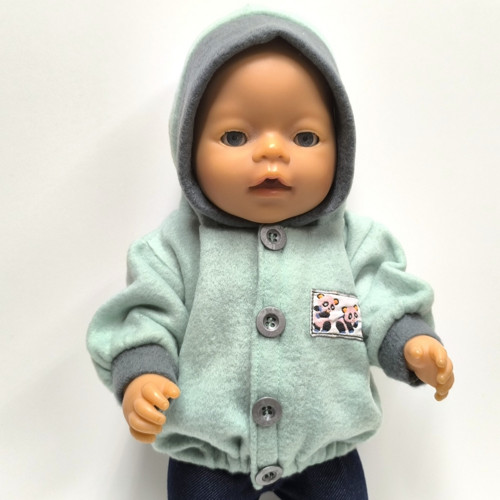 FLÍSOVÁ BUNDA PRO PANENKU BABY BORN 40 až 43 cm