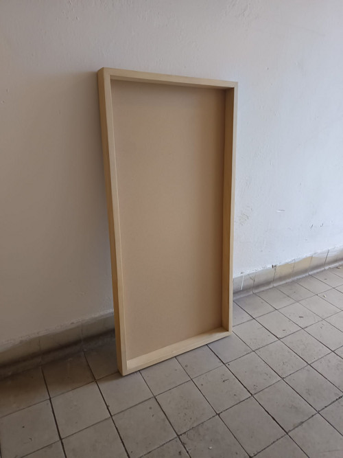 Dřevěný rám na mechový obraz 50 x 100 cm