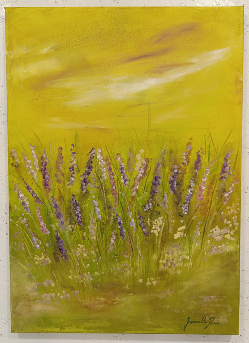 264. Levandulová louka, 70x50 cm