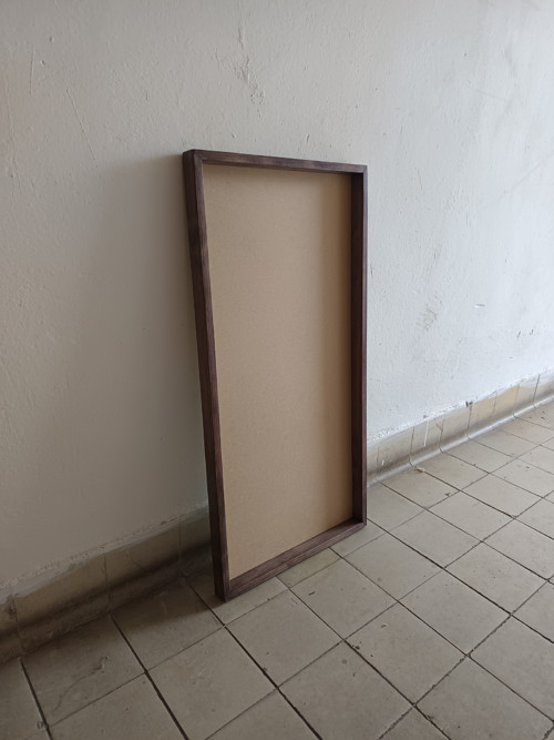 Dřevěný rám na mechový obraz 35 x 75 cm