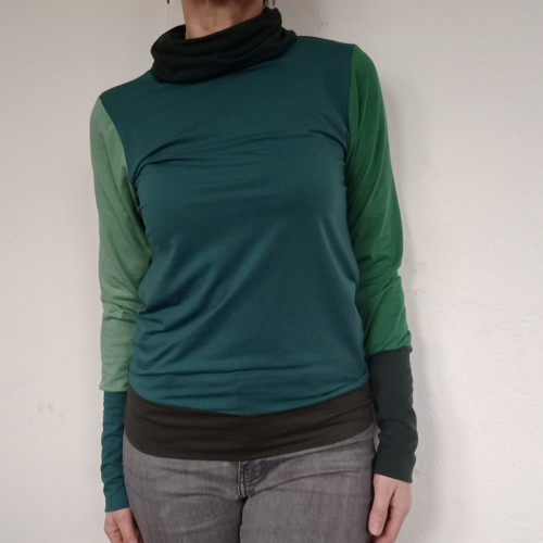 Rolák , odstíny zelené,vel.XS-XL