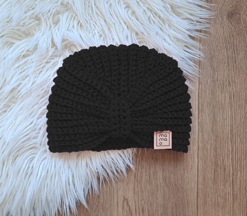 Háčkovaná čepice TURBAN