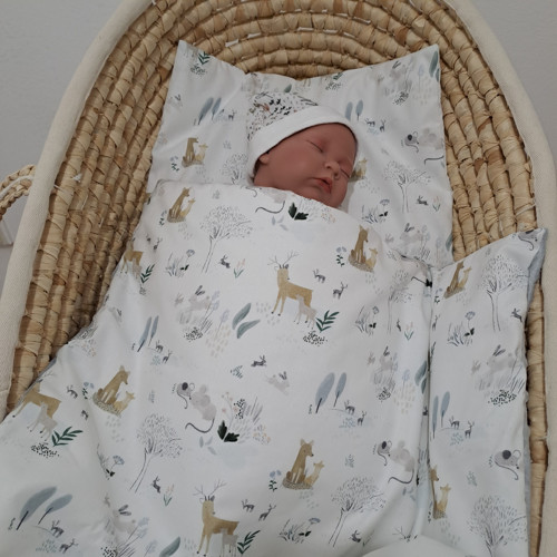 Luxusní péřová souprava Lesní zvířátka