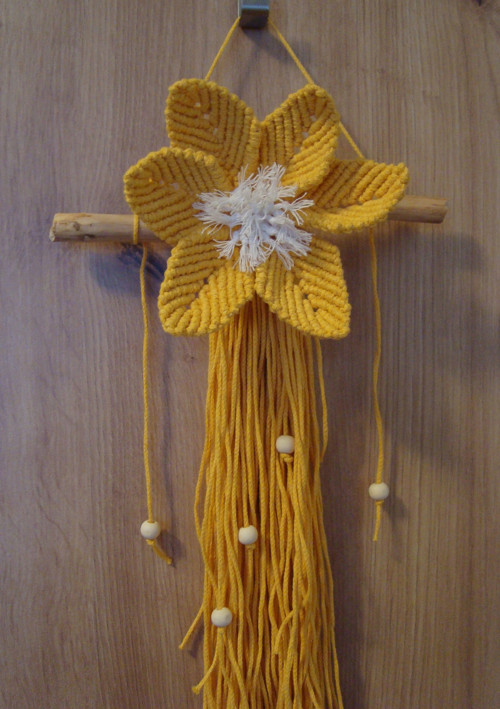 Macrame květ — foto 1