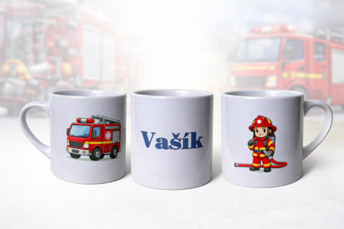 Personalizovaný hrníček s hasičem