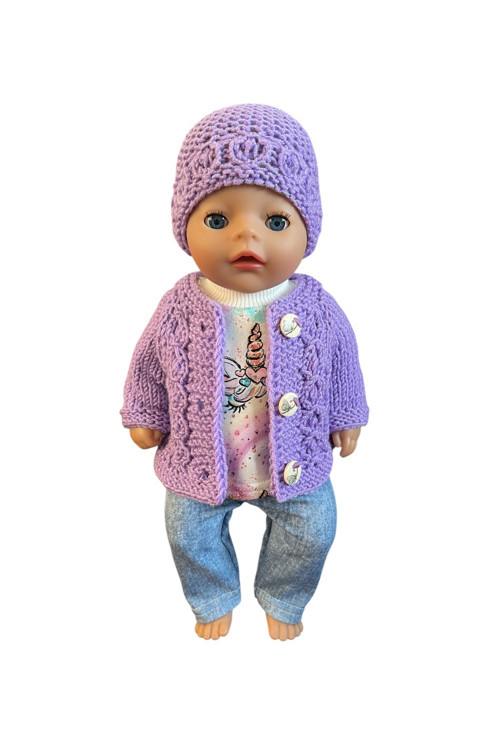 Set pro Baby Born 36 cm - lila